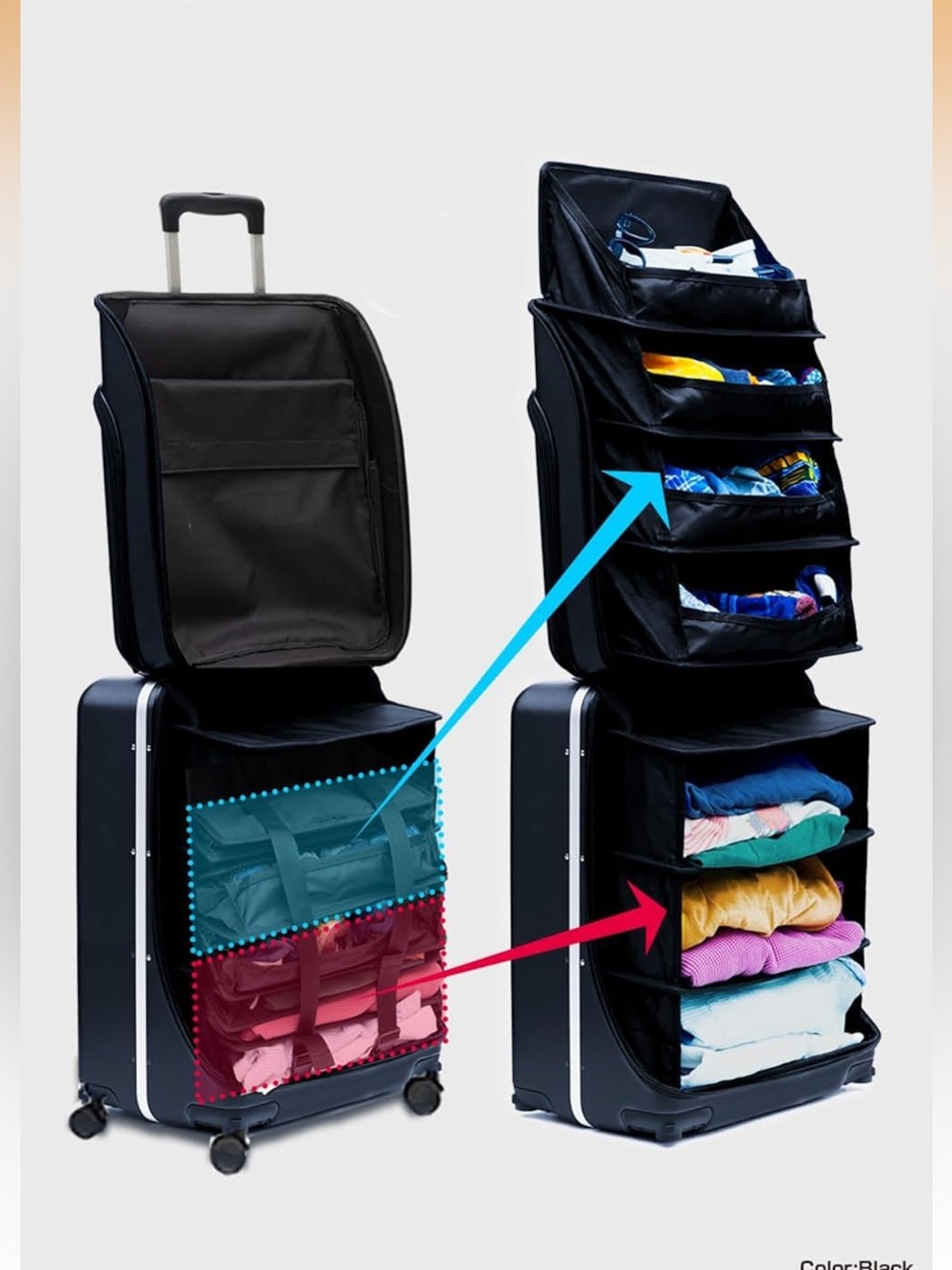 Carry On Suitcase That Turns Into A Shelf